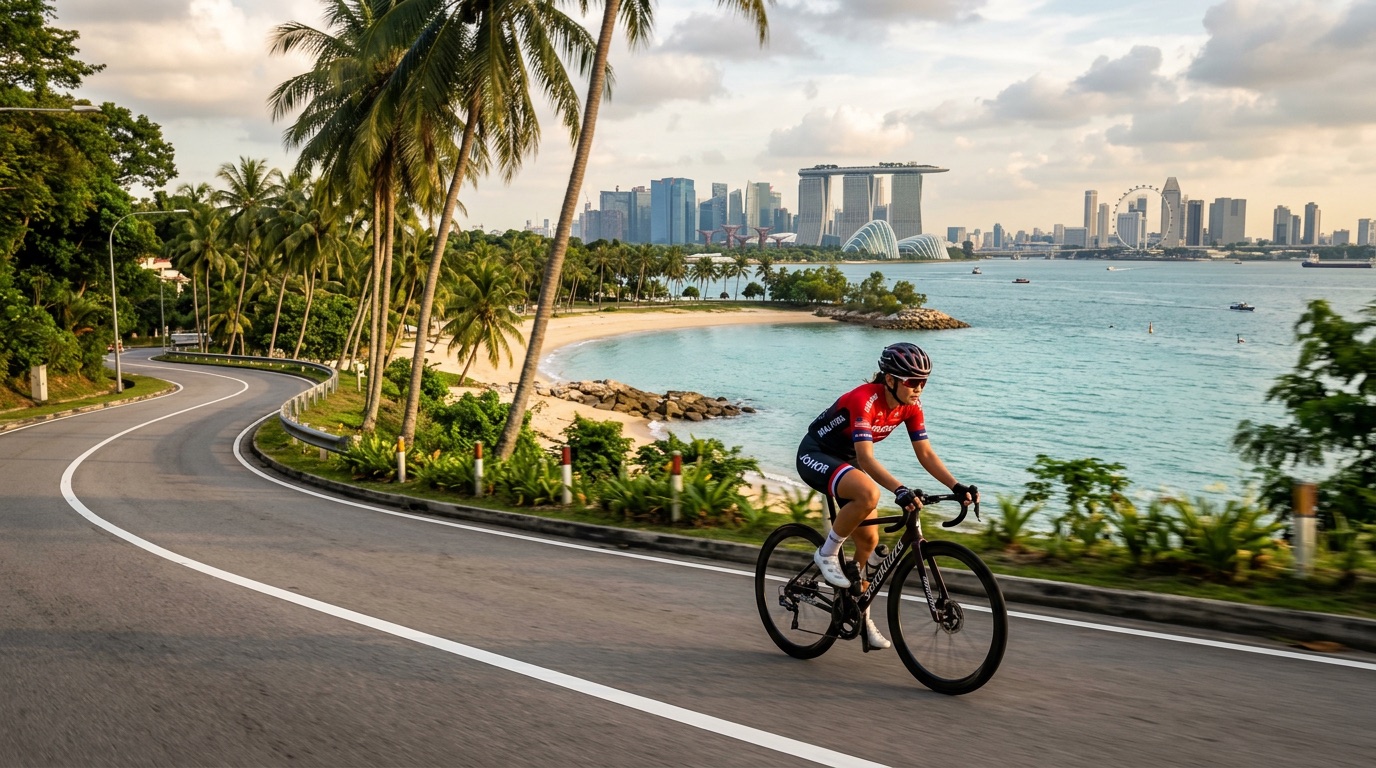 Cycling in Johor